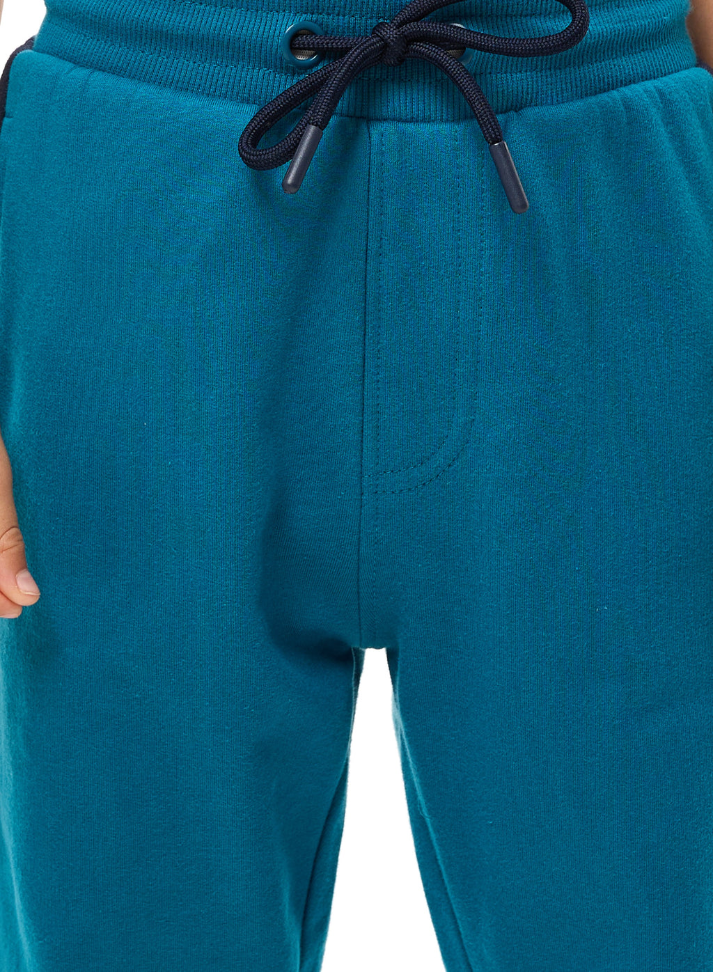 Boys' 2-Piece Half Zipper Hoodie And Jogger Set