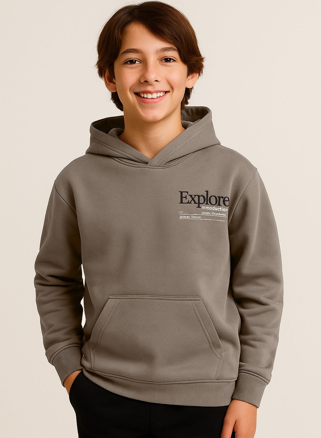 Boys Print Hoodie
