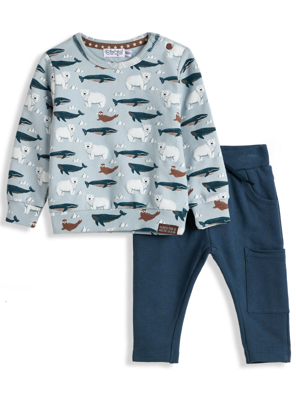 Print Pants Top Set