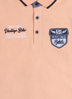 Victor & Jane Senior Boys' Polo T-Shirt “ With Embroidered Label Detail