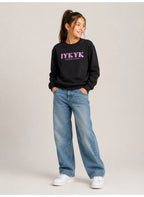 Girls Good Vibes Graphic Pullover
