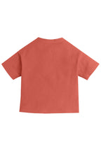 Victor & Jane Junior Boys Red Patch Detail Cotton T-Shirt