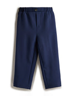 Navy Waistcoat And Pant Set With Shirt And Bow Tie