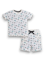 Victor And Jane - All-Over Printed T-Shirt And Shorts Pyjama Set