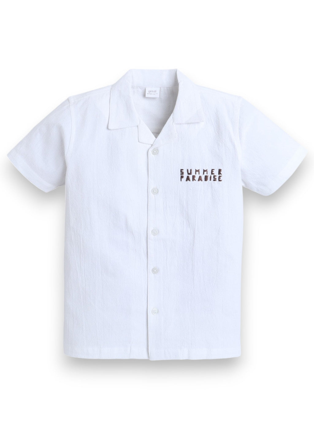 Boys Print Shirt Shorts Set