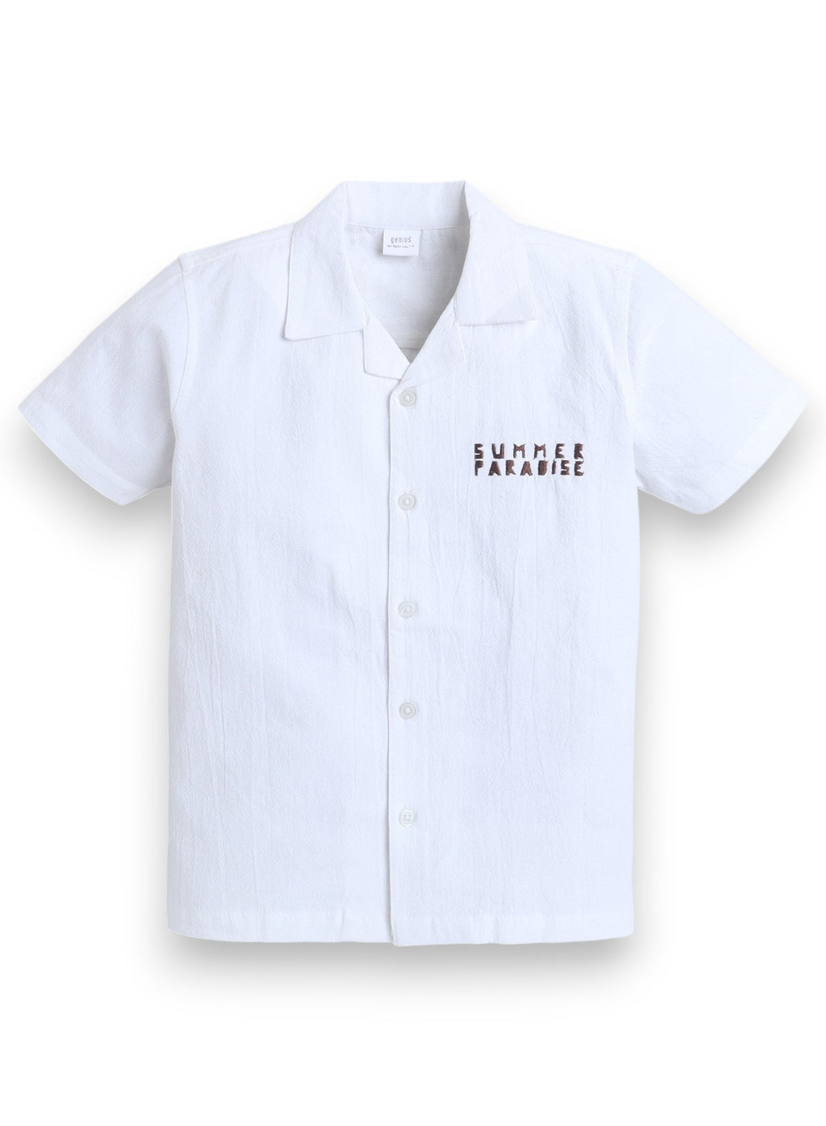 Boys Print Shirt Shorts Set