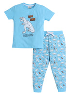Victor And Jane - Printed T-Shirt And All-Over Printed Pyjama Set