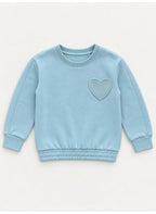 Girls Sweatshirt and Wide Leg Pants Co-ord Set