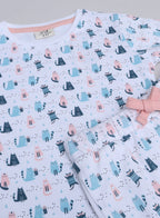 Victor And Jane - All-Over Printed T-Shirt And Pyjama Set