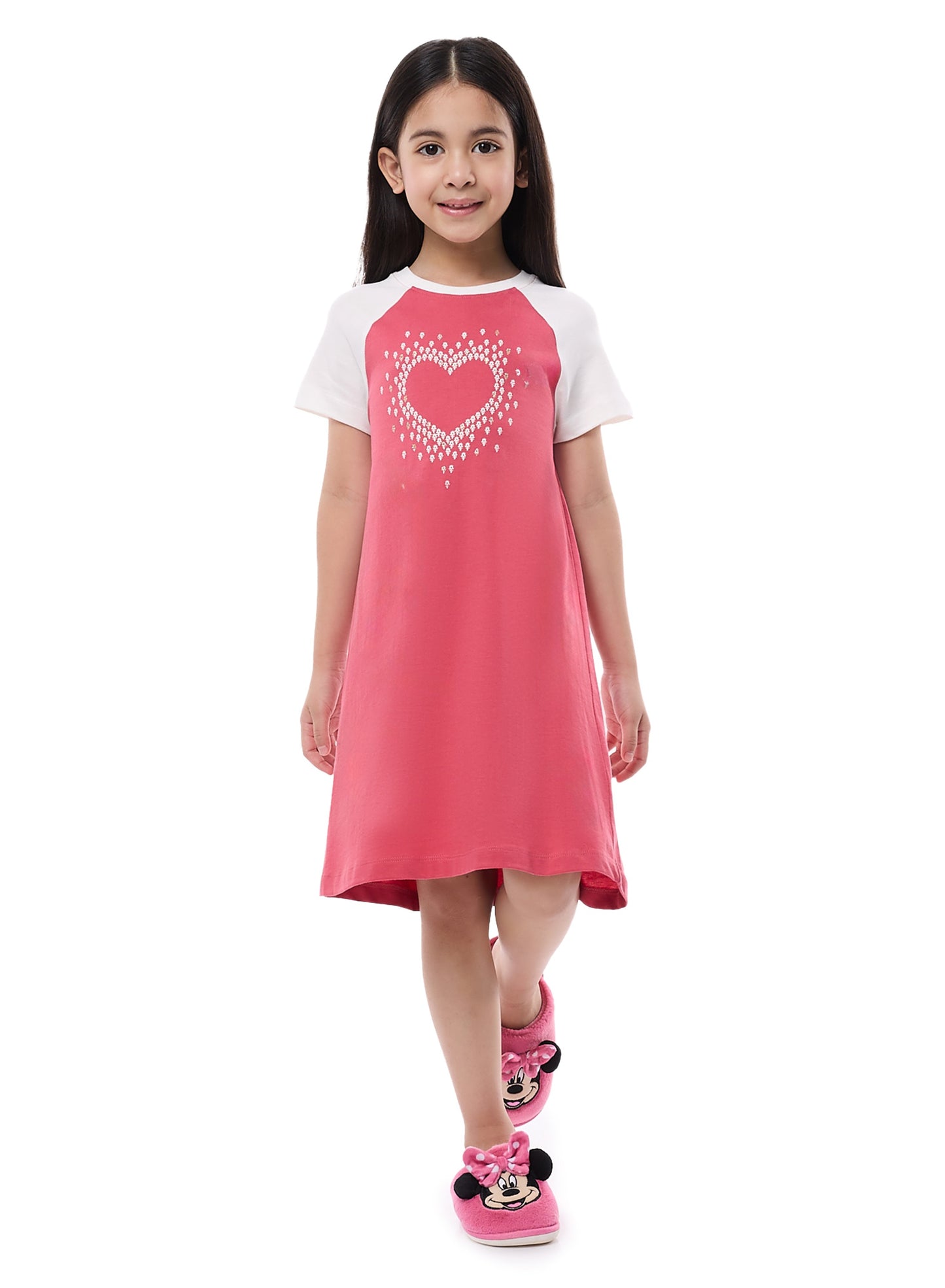 Victor and Jane Girls' PJ Dress – Soft and Cozy Sleep Dress for Kids 2-3YRS