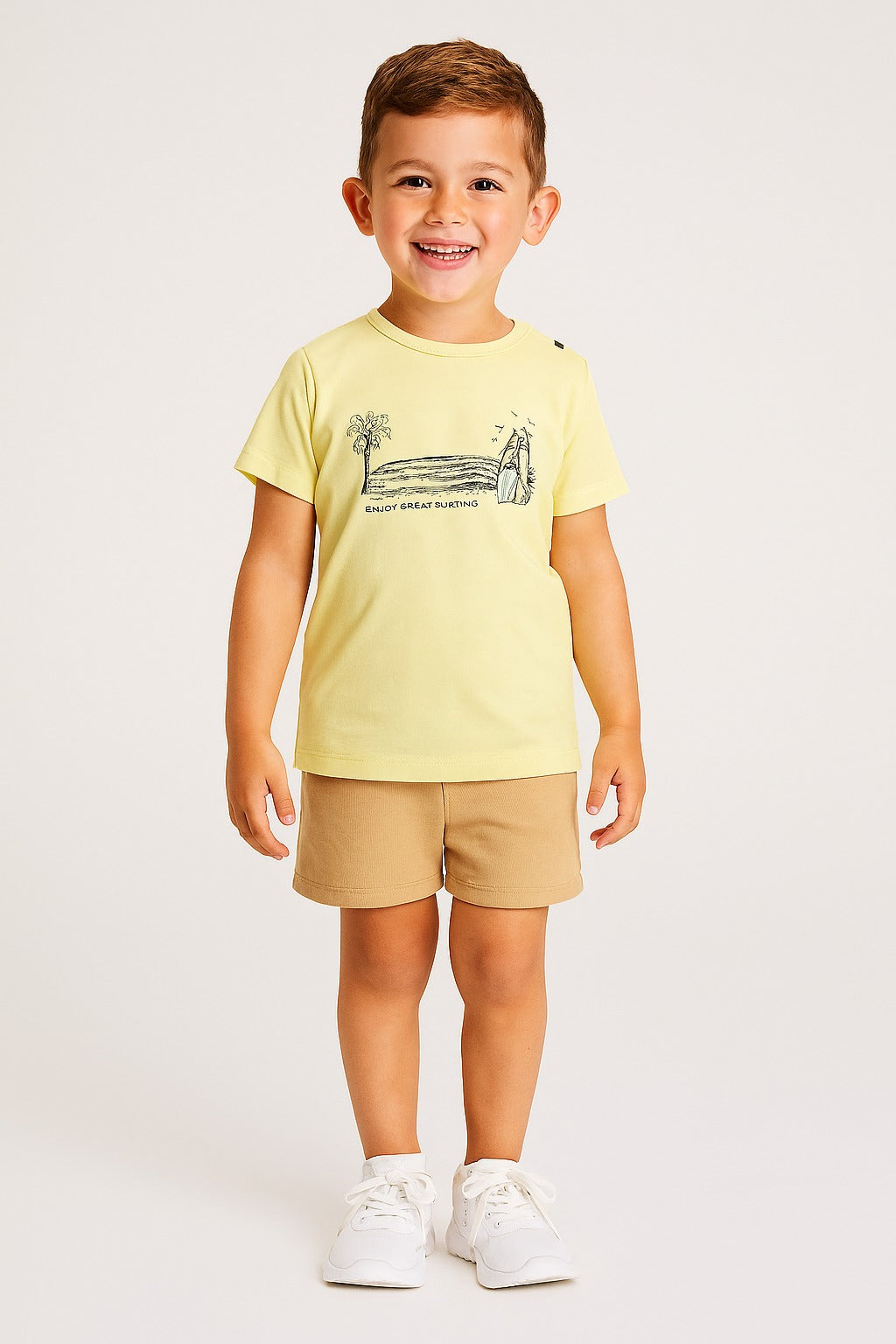 Dirkje Boys Set - Short Sleeve Shirt & Shorts