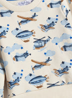 Print Pants Top Set