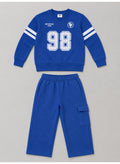 Boys’ Graphic Sweatshirt and Cargo barrel Pants Set