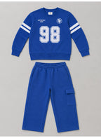 Boys’ Graphic Sweatshirt and Cargo barrel Pants Set