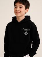 Boys' Black "Blue Saint Paris" Graphic Hoodie