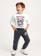 Print Sweatshirt Jogger Set