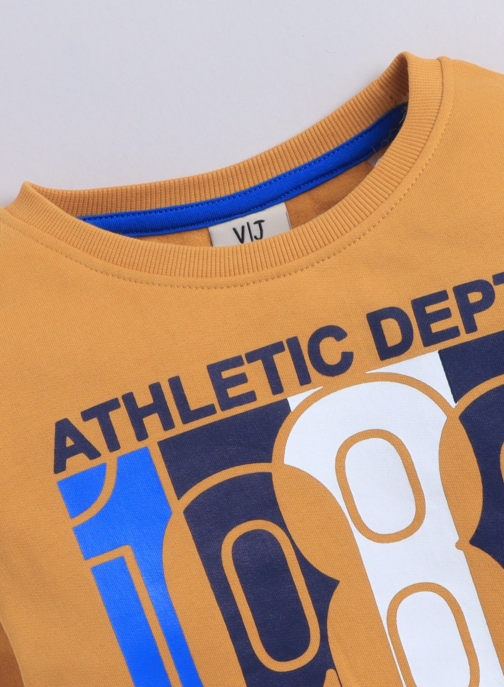 Boys' Mustard Yellow "Athletic Dept. 1986" Graphic Sweatshirt