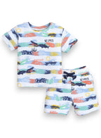 2Pc T Shirt Shorts Set