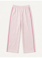 Girls Bow Graphic Sweatshirt and Wide Leg Pants Set
