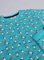 Victor And Jane - All-Over Printed T-Shirt And Shorts Pyjama Set