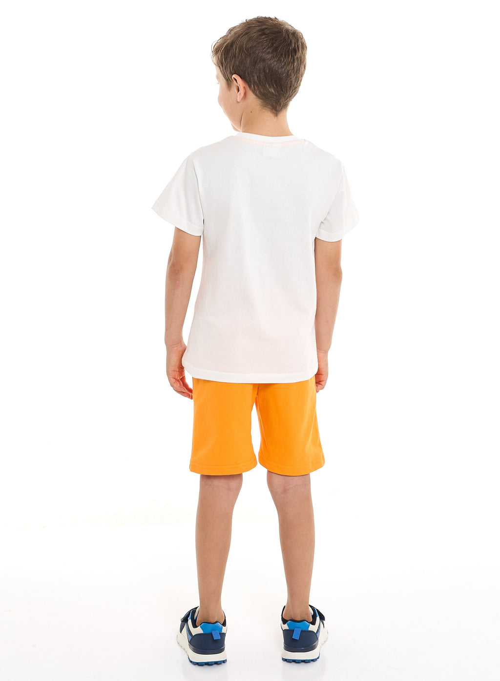 Victor And Jane Classic Cotton T-Shirt & Pull-On Shorts Set