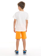 Victor And Jane Classic Cotton T-Shirt & Pull-On Shorts Set