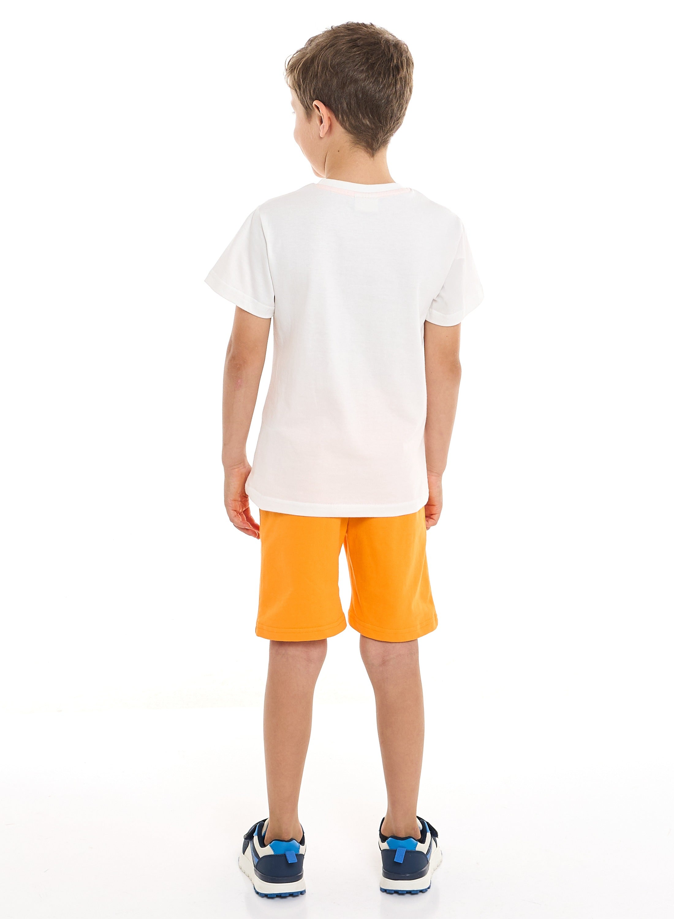 Victor And Jane Classic Cotton T-Shirt & Pull-On Shorts Set
