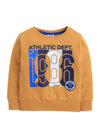 Boys' Mustard Yellow "Athletic Dept. 1986" Graphic Sweatshirt
