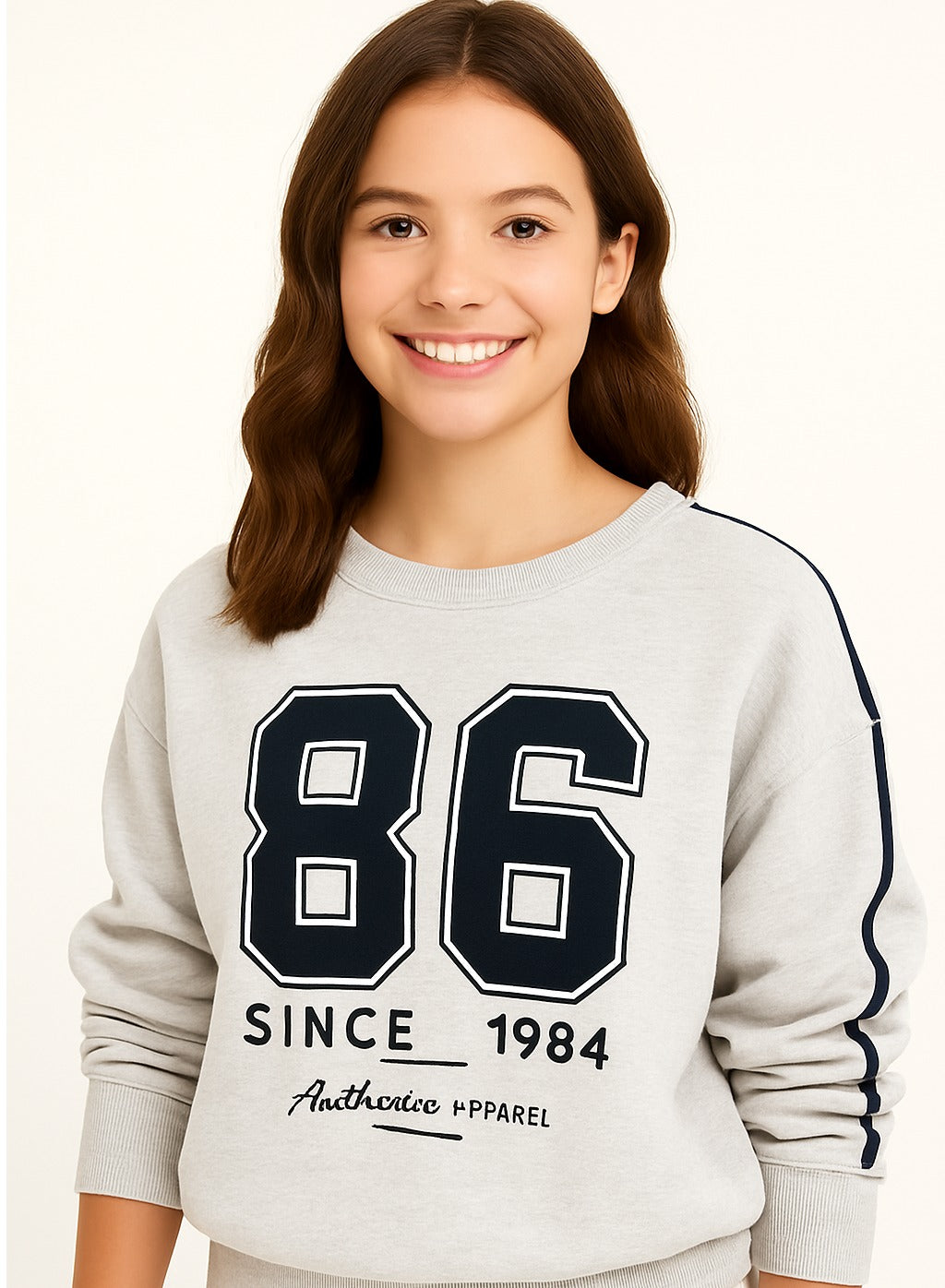 Girls Œsince 1968� Number 86 Cotton Fleece 2-Piece Set