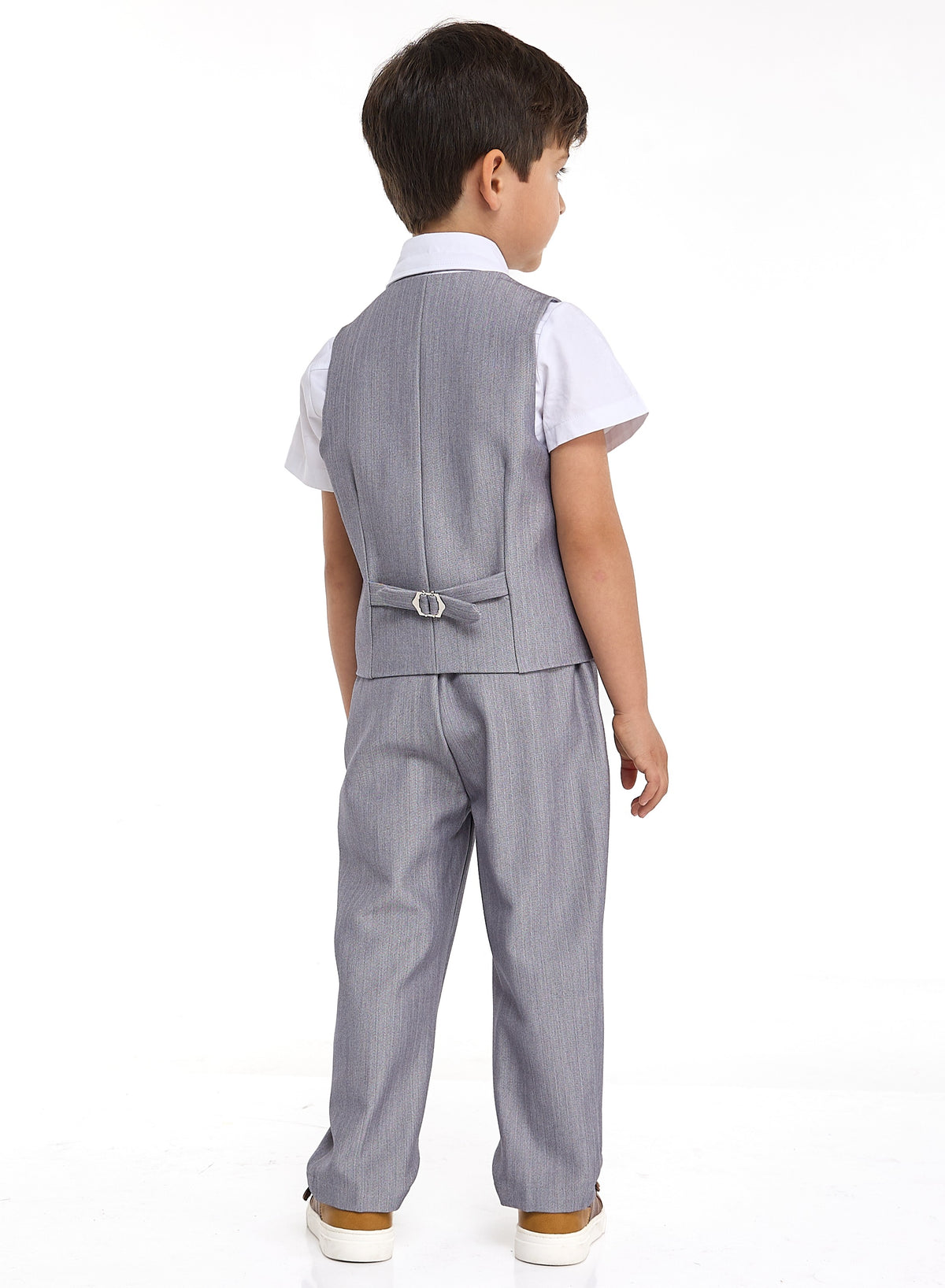 Waistcoat Shirt Pants Set