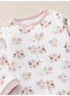 Baby Girls Quilted Footed Coverall 2-Piece Pack