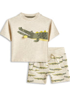 Dirkje Boys Set - Printed T-Shirt & Shorts