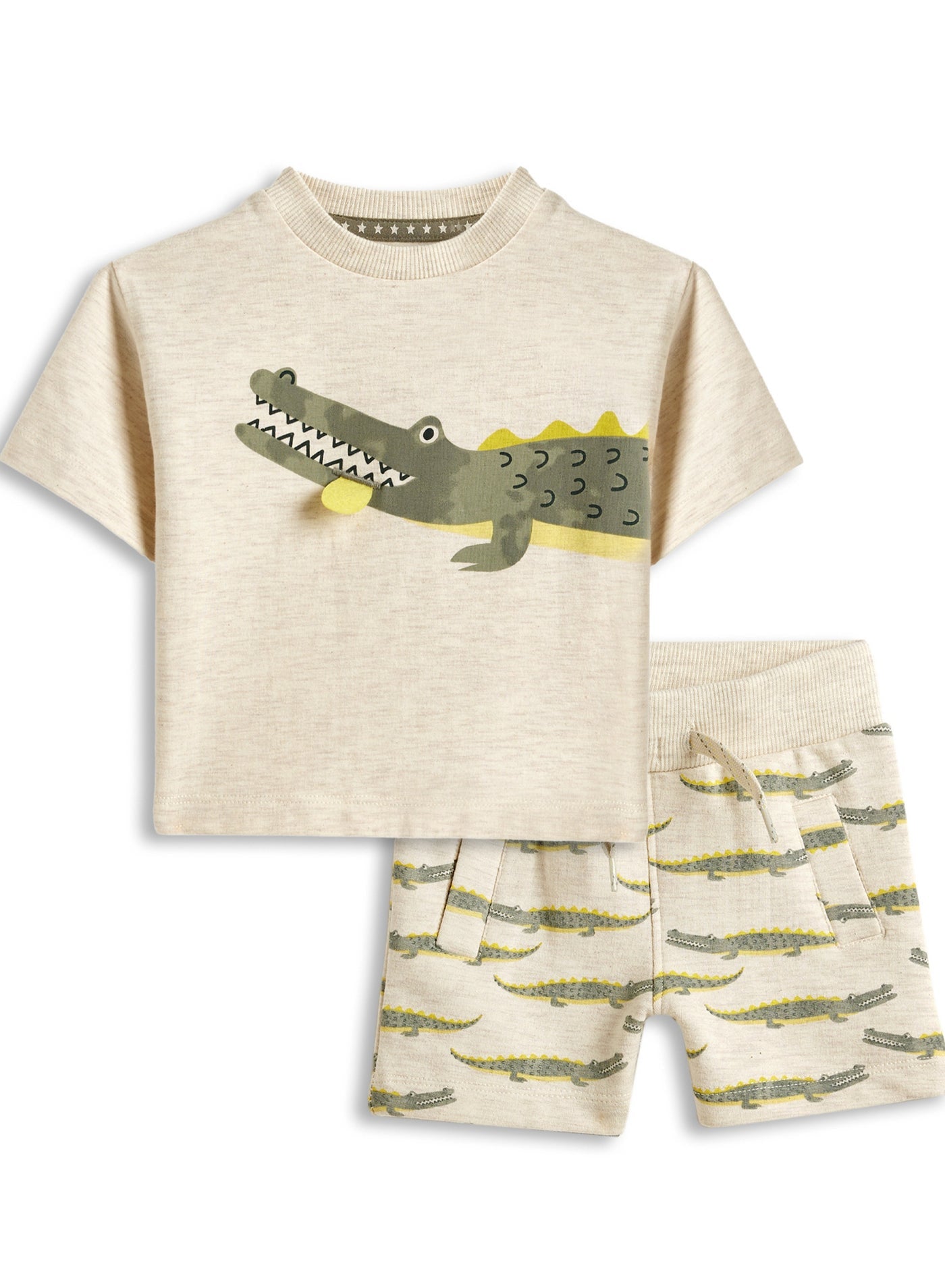 Dirkje Boys Set - Printed T-Shirt & Shorts