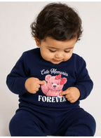 Girls 2-Piece Graphic Sweatshirt & Jogger Pants Set