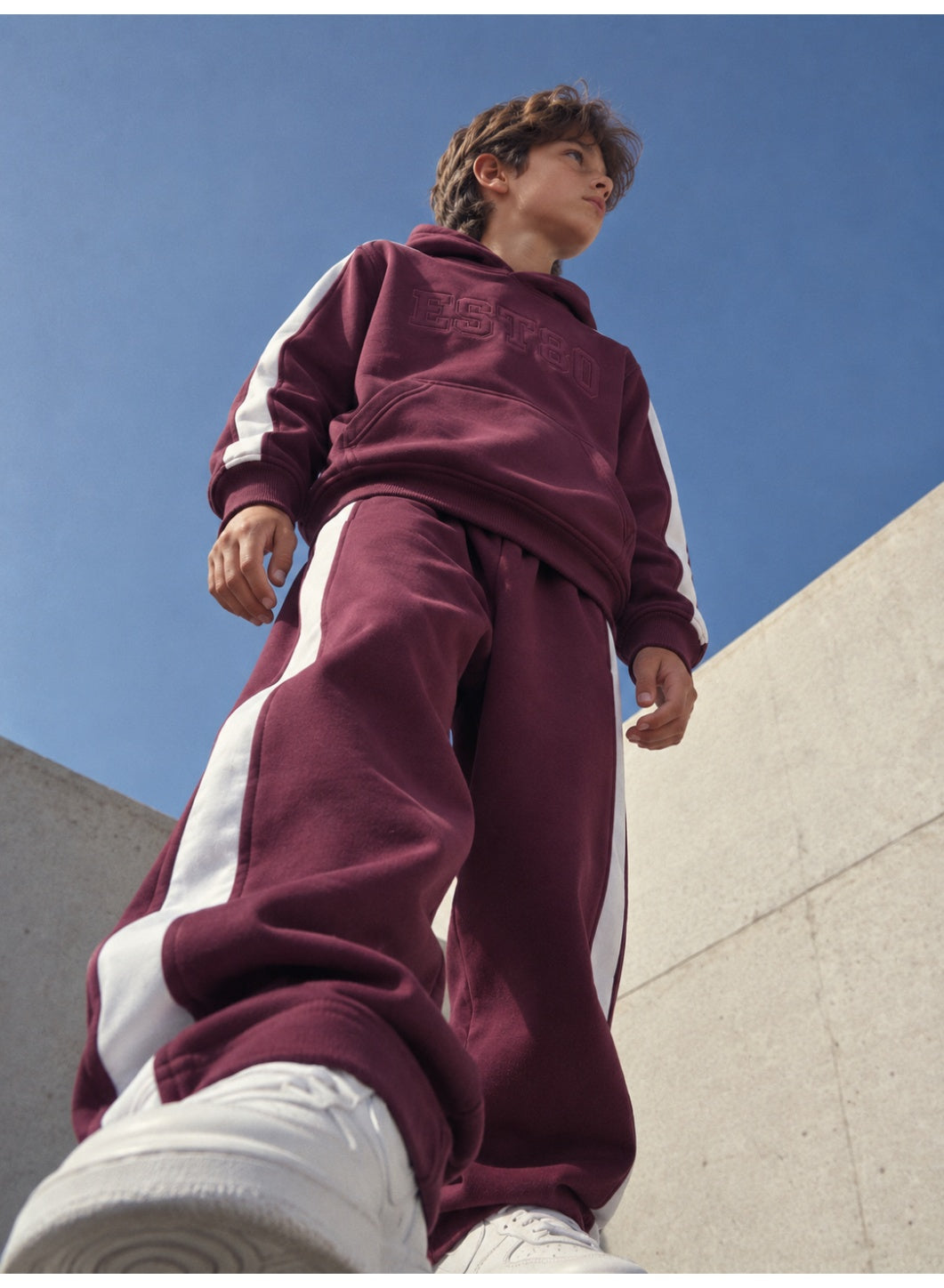 Boys’ Sweatshirt Hoodie and barrel Jogger Pants Set