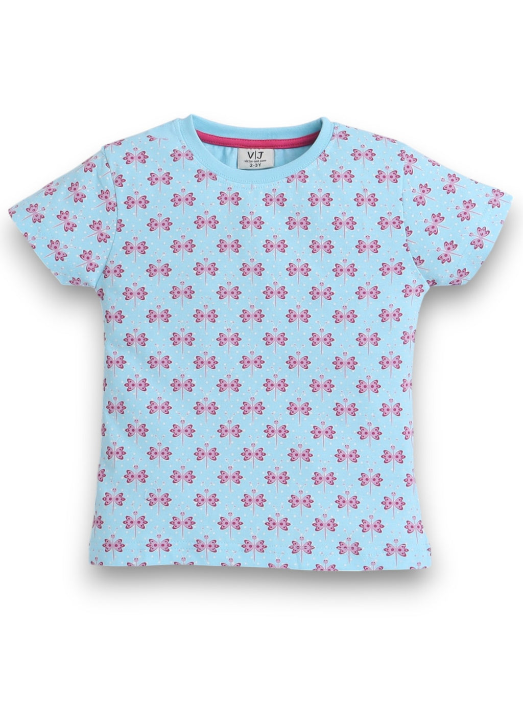 Victor And Jane - All-Over Printed T-Shirt And Pyjama Set