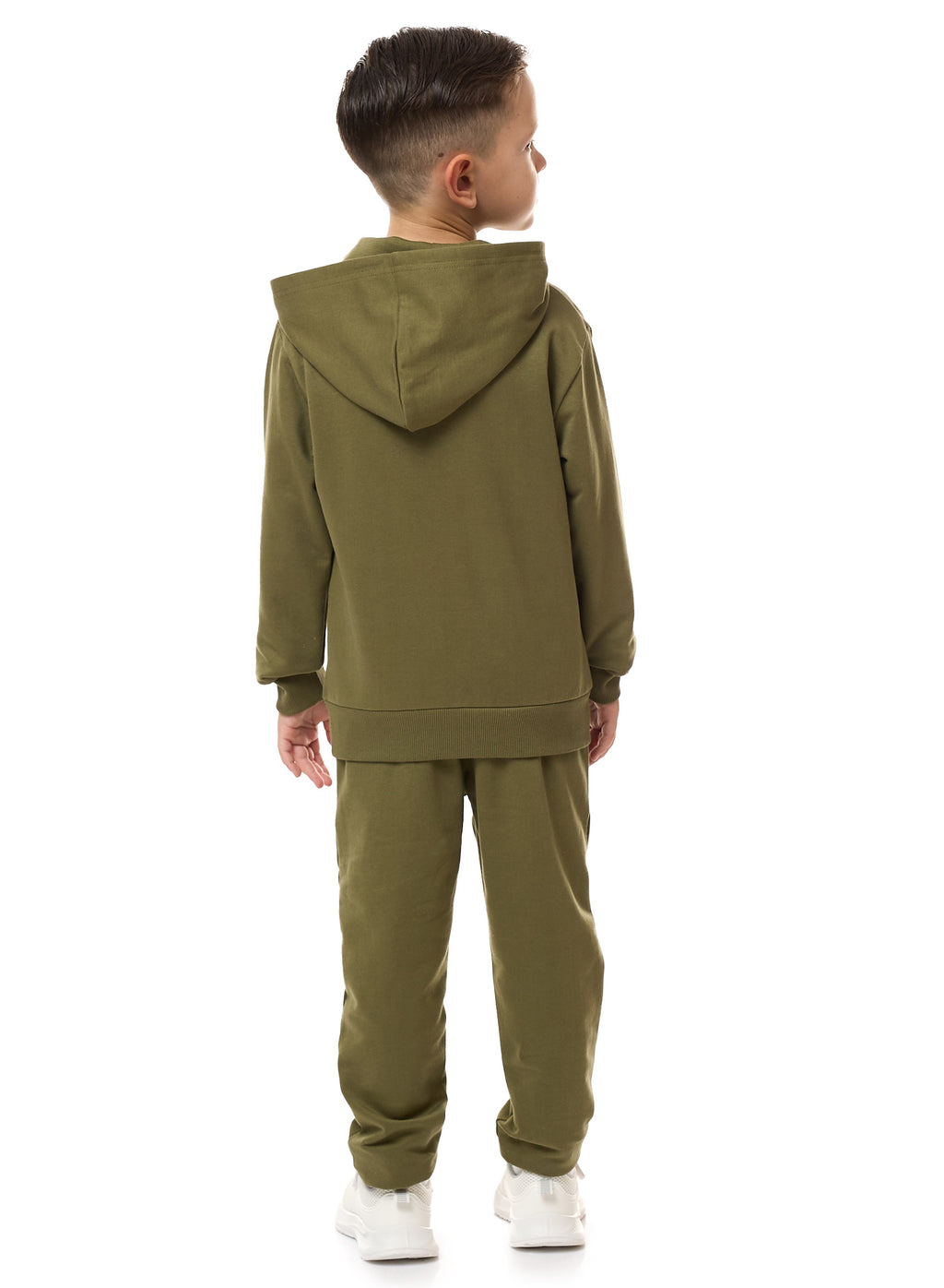 Boys' 2-Piece Hoodie And Jogger Set  (2 -8 Yrs) Olive