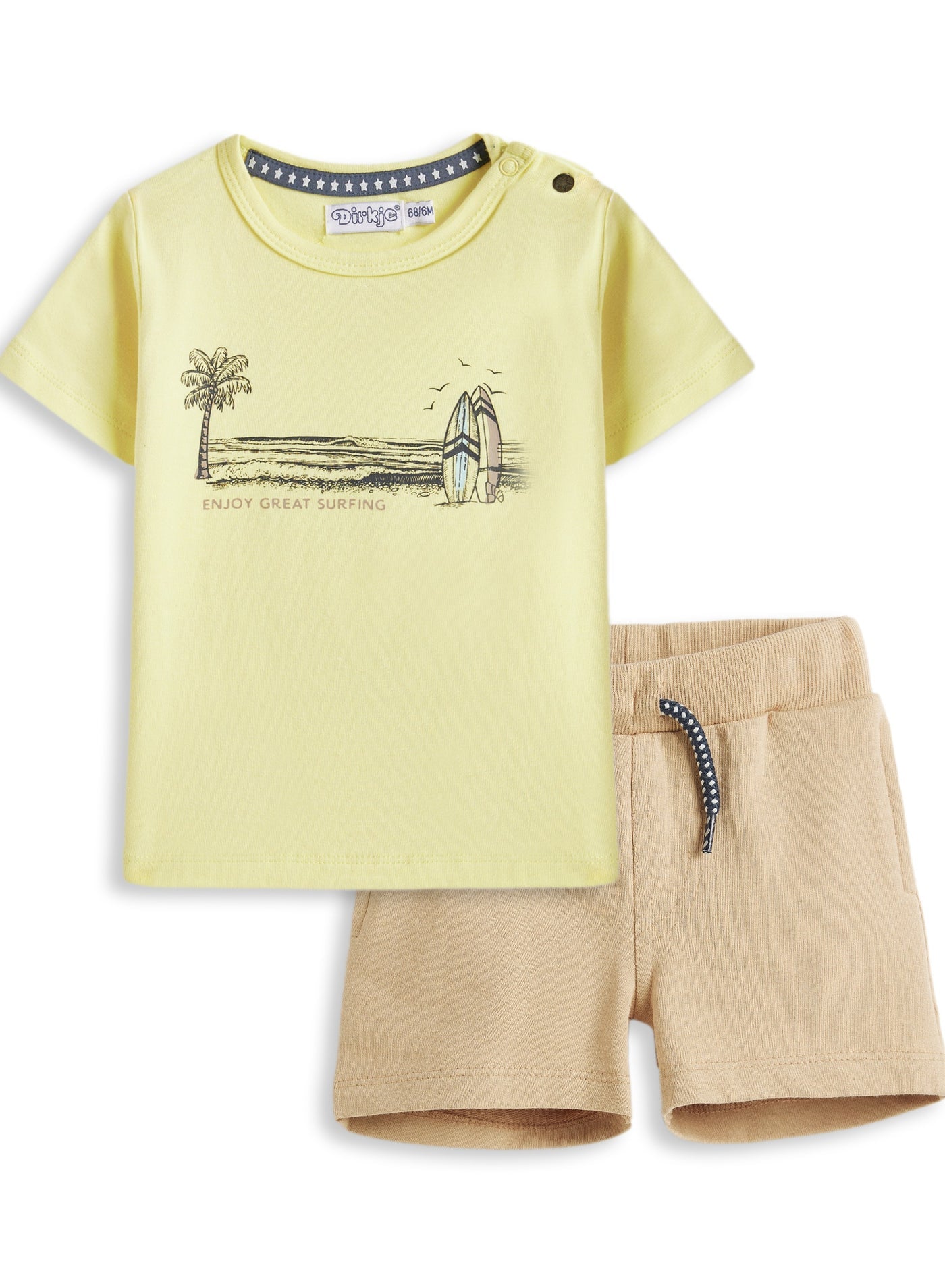 Dirkje Boys Set - Short Sleeve Shirt & Shorts