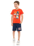 Boys 2Pc Print T Shirt