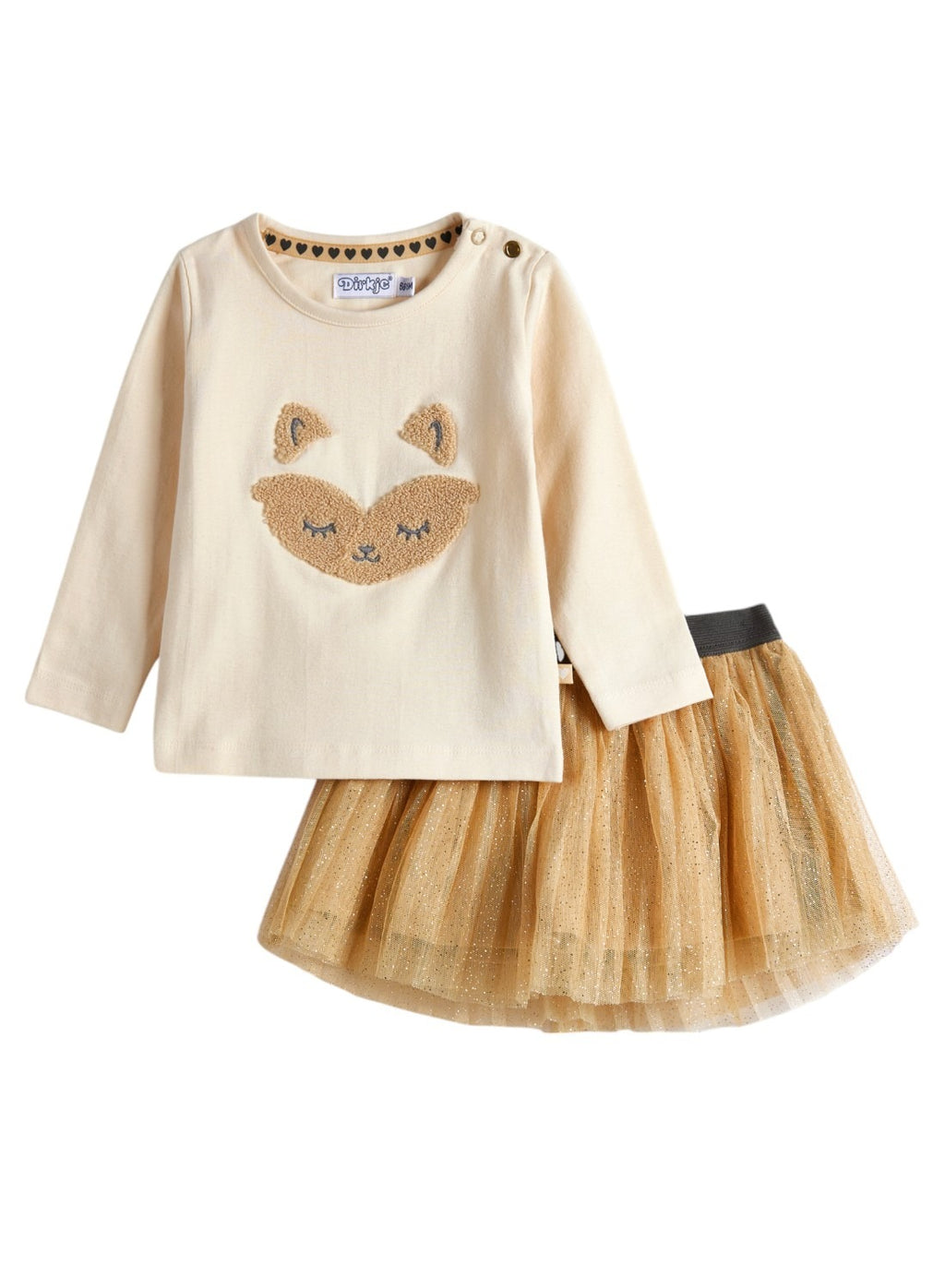 Girls Skirt Top Set