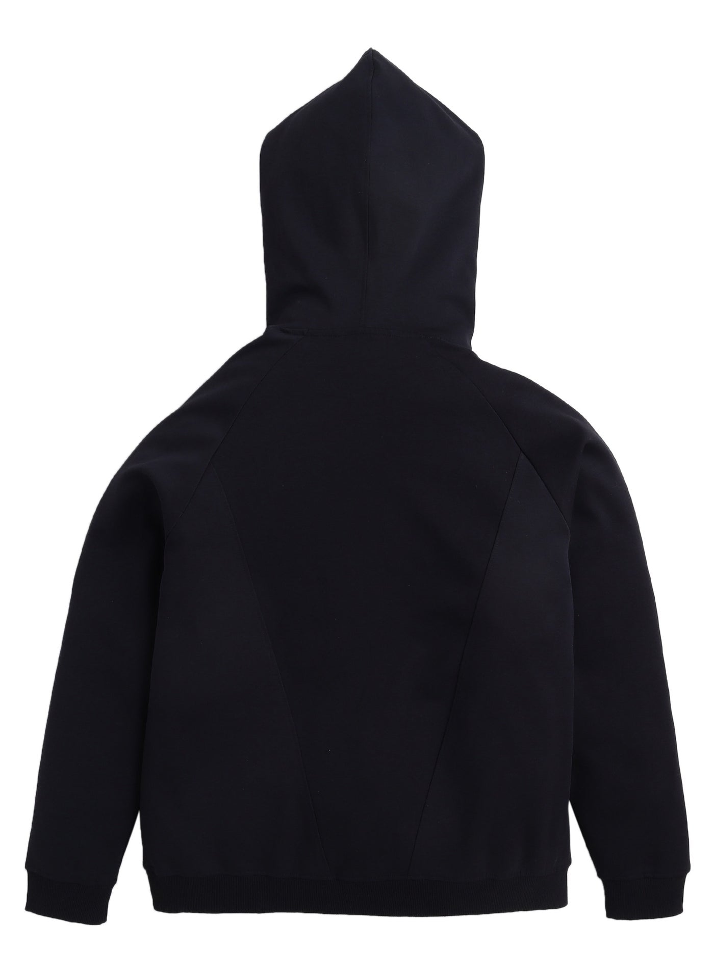 Black Hoodie with Drawstring- 100% Cotton Fleece