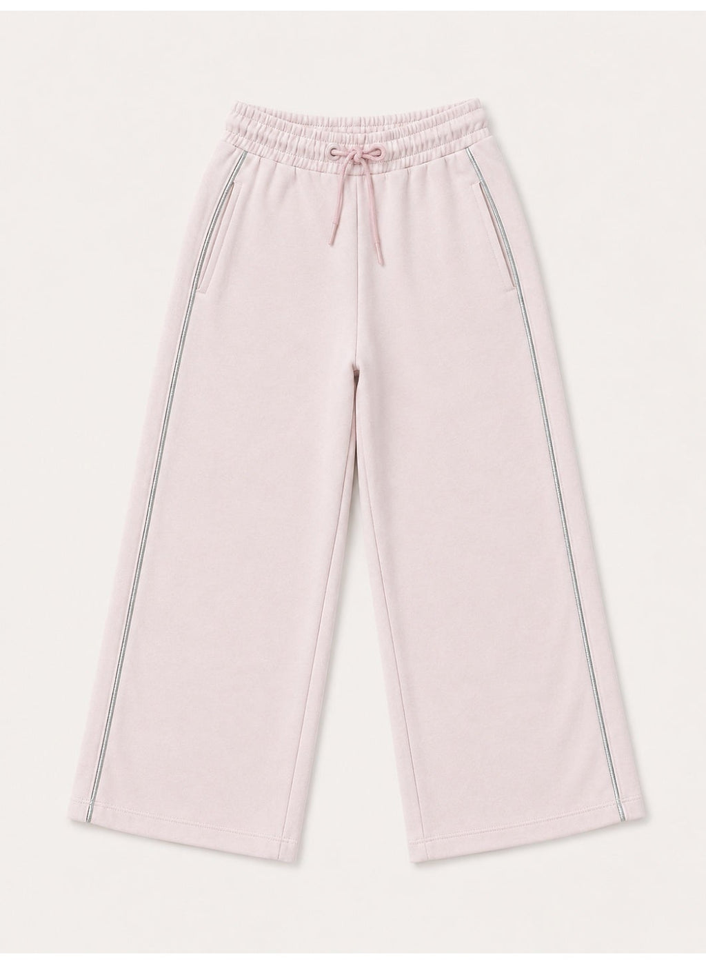 Girls Full Zip Sweatshirt Hoodie and Wide Leg Pants Set