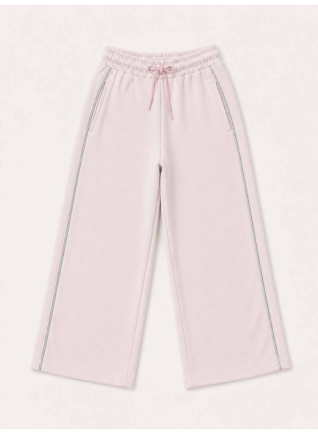 Girls Full Zip Sweatshirt Hoodie and Wide Leg Pants Set