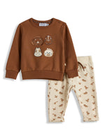 Print Pants Top Set