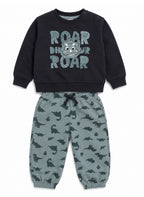 Baby Boys Dinosaur Print Sweatshirt & Jogger Set