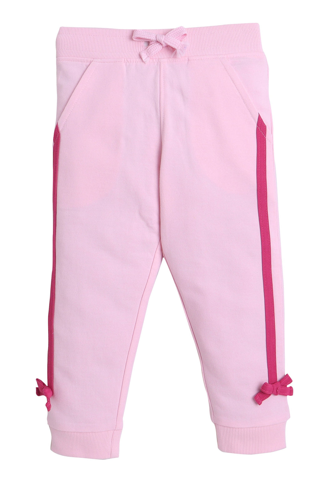 Baby Girl Rose Appliquã© Fleece Tracksuit “ Pink 2-Piece Set