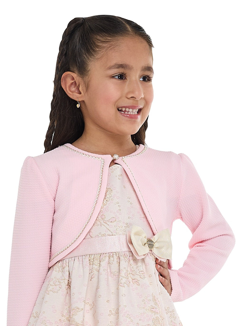 Victor And Jane Girls Cardigans - Light Pink