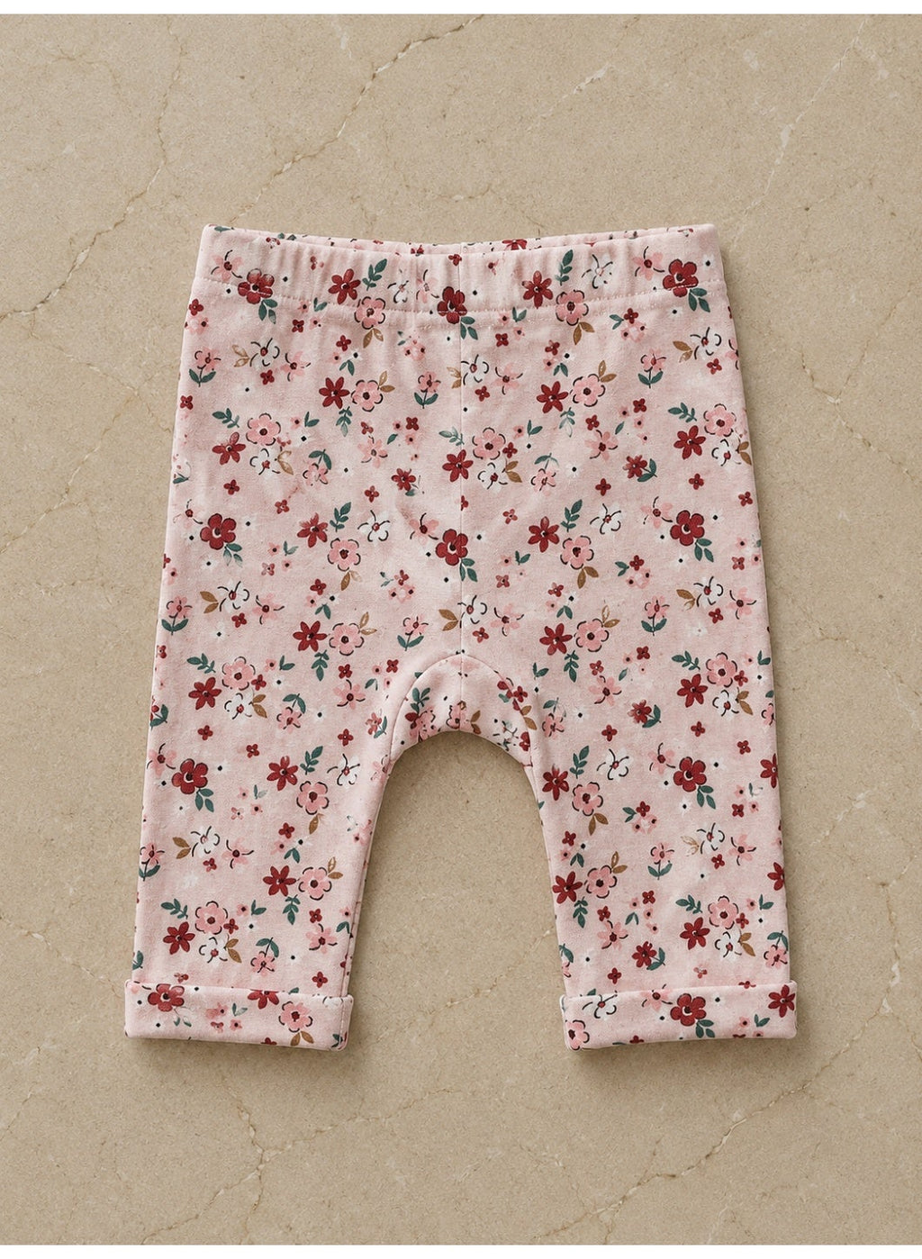Baby Girls Long Sleeve Bodysuit and Floral Pants Set with Headband (3-Piece)