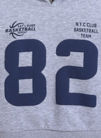Boys' Grey "82 Nyc Club" Hoodie Sweatshirt