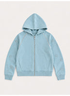Girls Full Zip Sweatshirt Hoodie and Wide Leg Pants Set